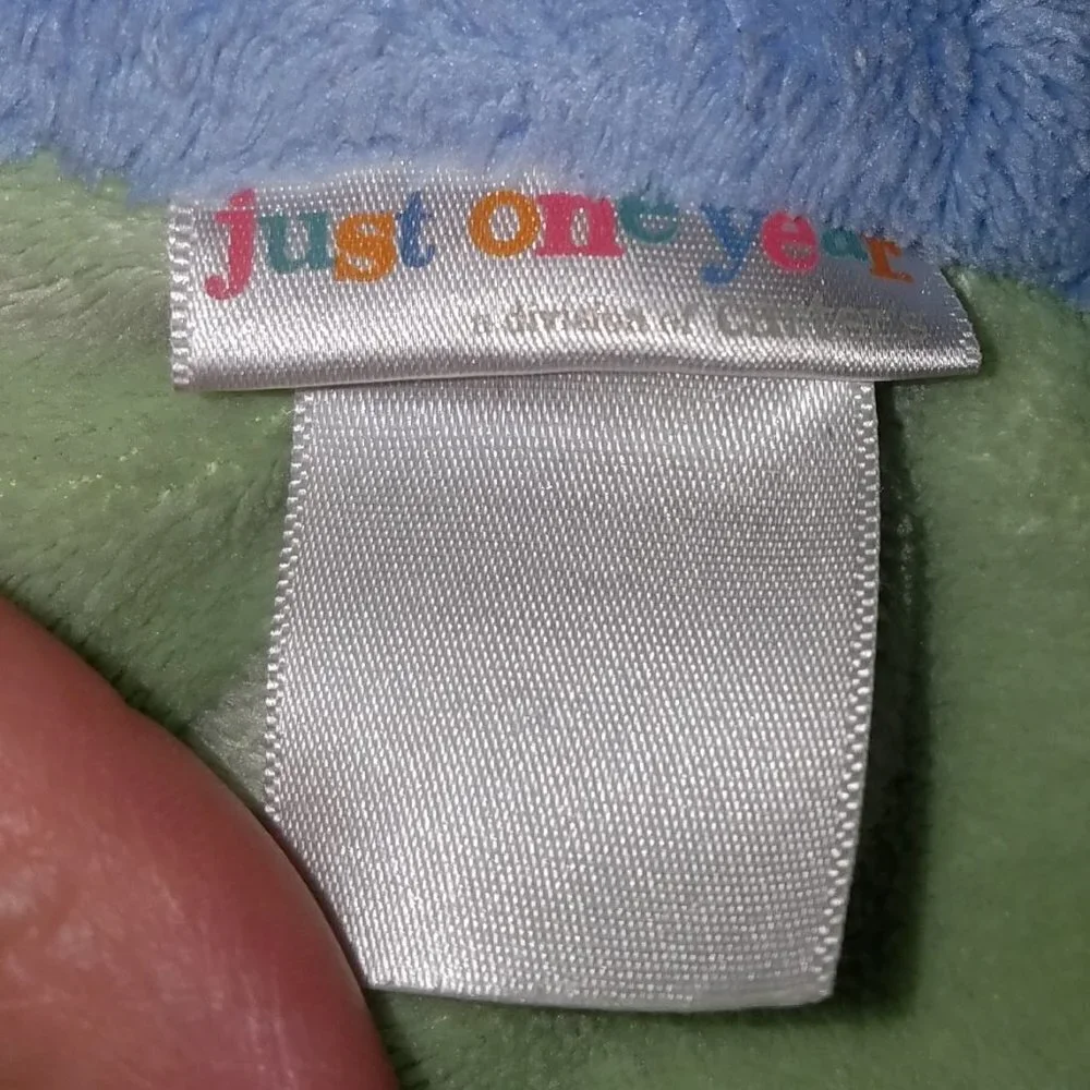 Carter's Just One Year Blue Airplanes Baby Blanket Lovey Green Helicopter Cloud
